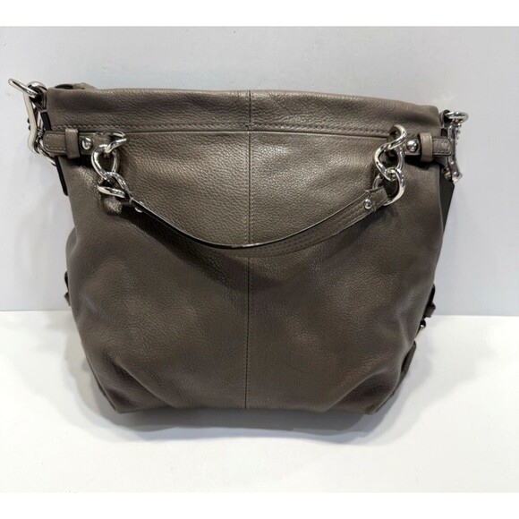 Coach Womens Brooke Hobo Pebble Leather Purse Shoulder Bag 14142m Carry All - Picture 1 of 15